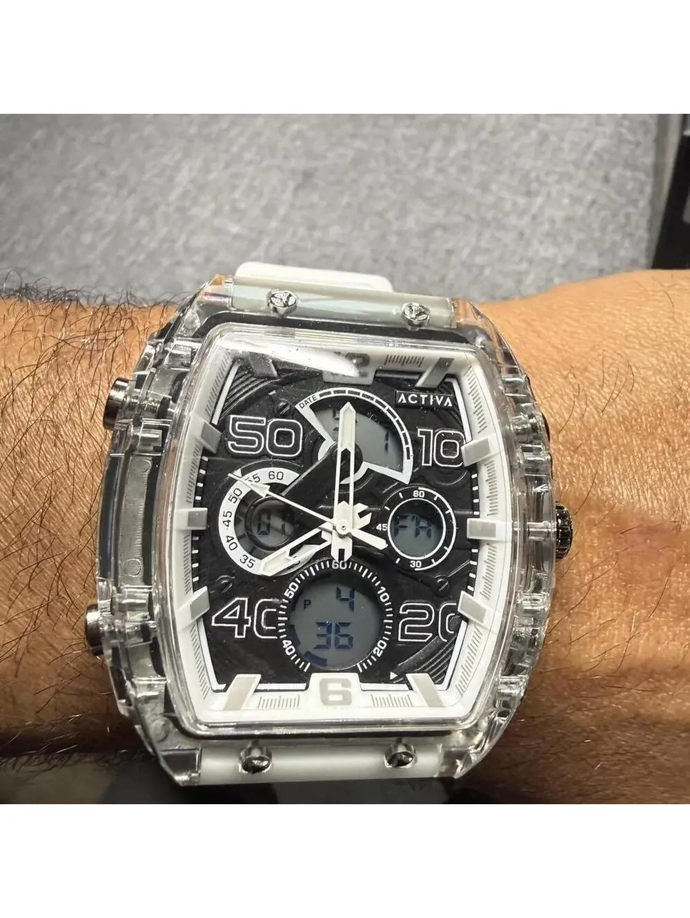 ACTIVA - INVICTA DIGITAL ESSENTIALS White 45mm NWT